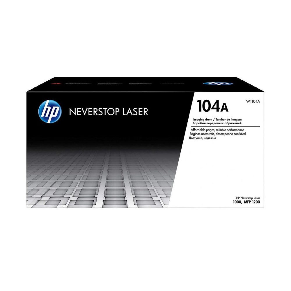 Trommeleinheit HP W1104A Noir Original pour Neverstop Laser 1000a, 1000n, 1000w, MFP 1200a, 1200n, 1200nw, 1200w – HP