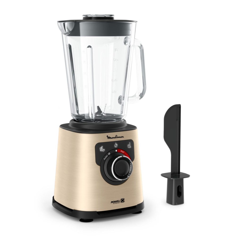 Moulinex perfectmix+ lm871a10 blender 1,5 l mélangeur de table 1200 w beige, noir, transparent – MOULINEX