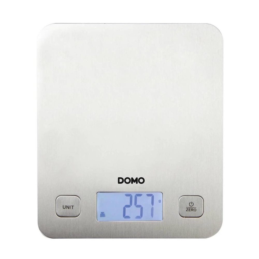 Balance de cuisine électronique 5kg-1g blanc - do9239w – Domo